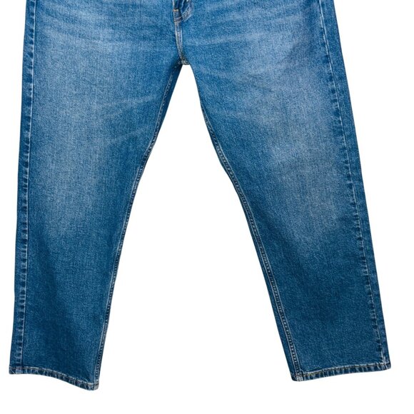 NEW Levis Mens 505 Straight Leg Jeans Stretch Denim Medium Wash Size W38 L30 - Picture 5 of 12